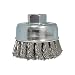 Zenith Industries ZN306016 Stainless Steel Twist Knot Cup Brush, 2-3/4" x .020" x 5/8-11"