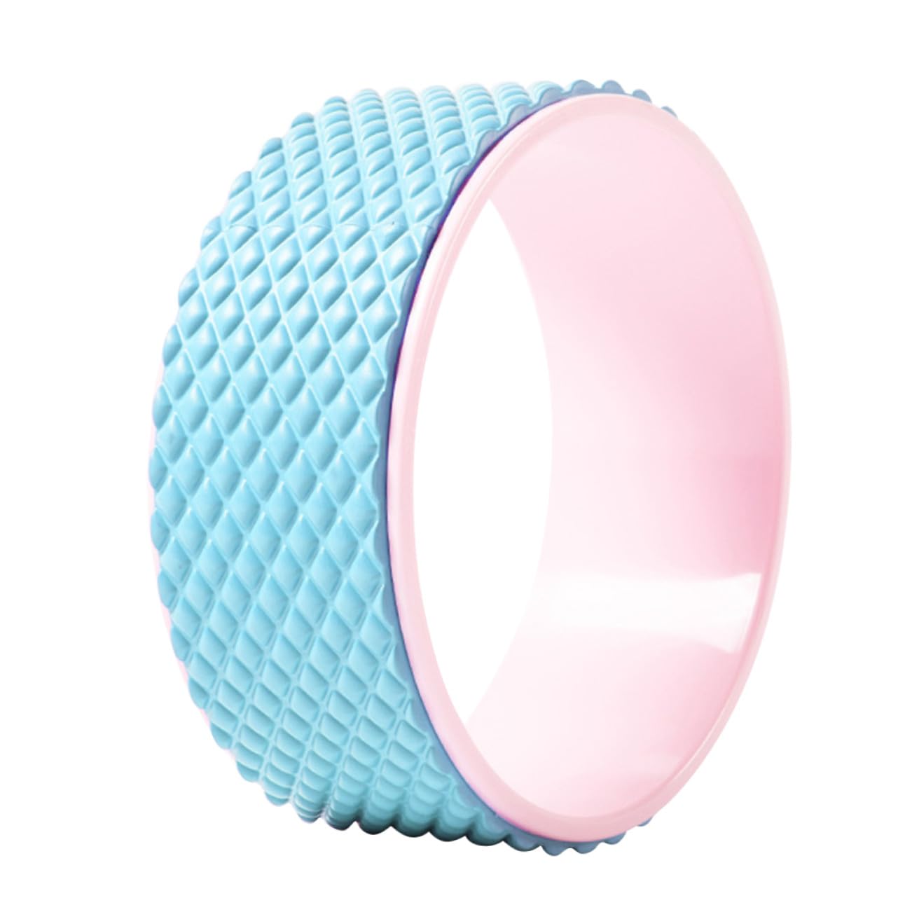 Ruota Yoga per Schiena e Massaggio, Supporto per Pilates Blu