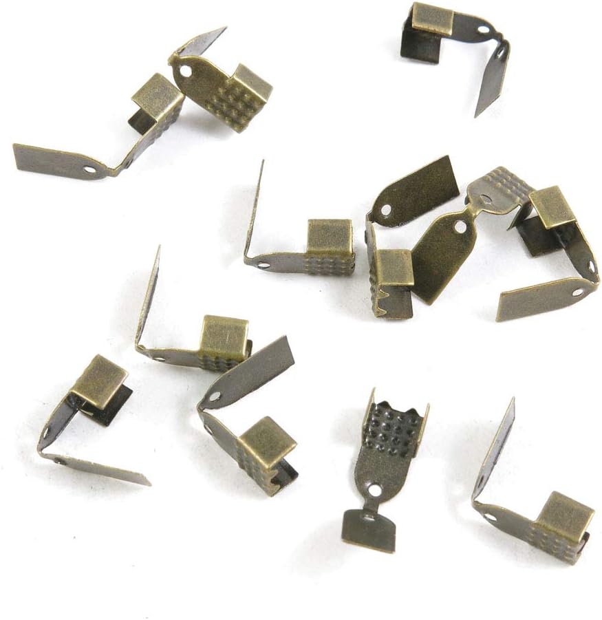 1350 PCS Beading Jewelry Making Charms Finding Jewellery Charme Antique Bronze Plated Craft Crafting W7KU2 Leather Cord Ends 5mm