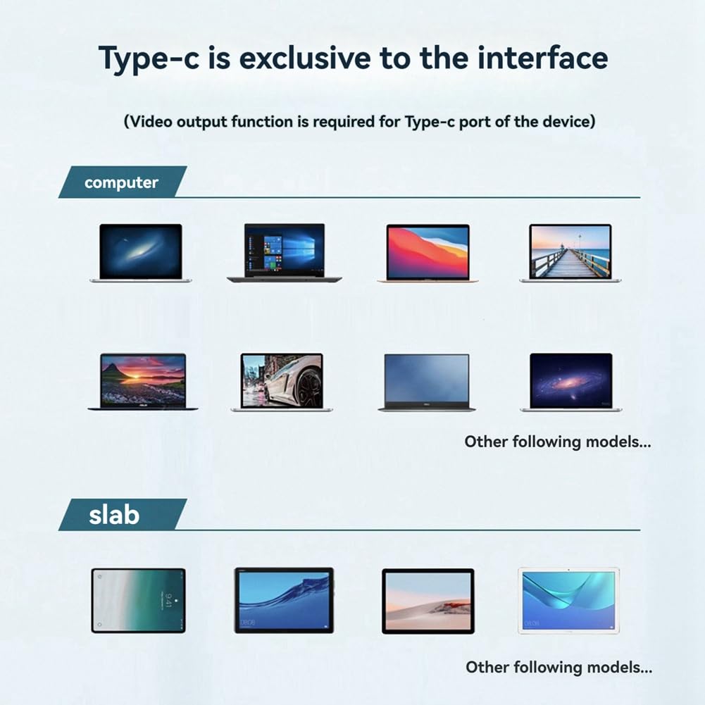 Câble USB-C vers VGA Haute Performance - Convertisseur de Type C vers D-Sub 15 Broches pour Connecter Les Appareils USB 3.1 à des Moniteurs, des Projecteurs ou des Téléviseurs