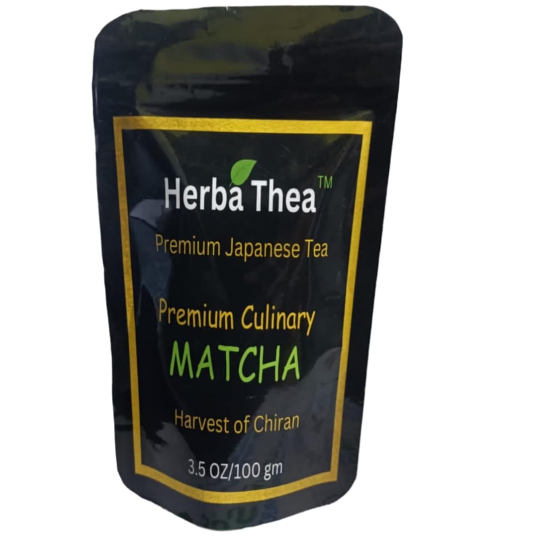 Herba Thea Green Tea Matcha Powder Chiran Harvest Japan for Cooking Baking and Smoothies 35 27 Ounces