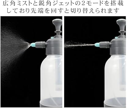 Preservative Spray, 6.6 gal 2 L High Pressure Washer, Car Washing, Gardening, Cleaning, Disinfection, Manual Pressurized Pump Sprayer, Gray