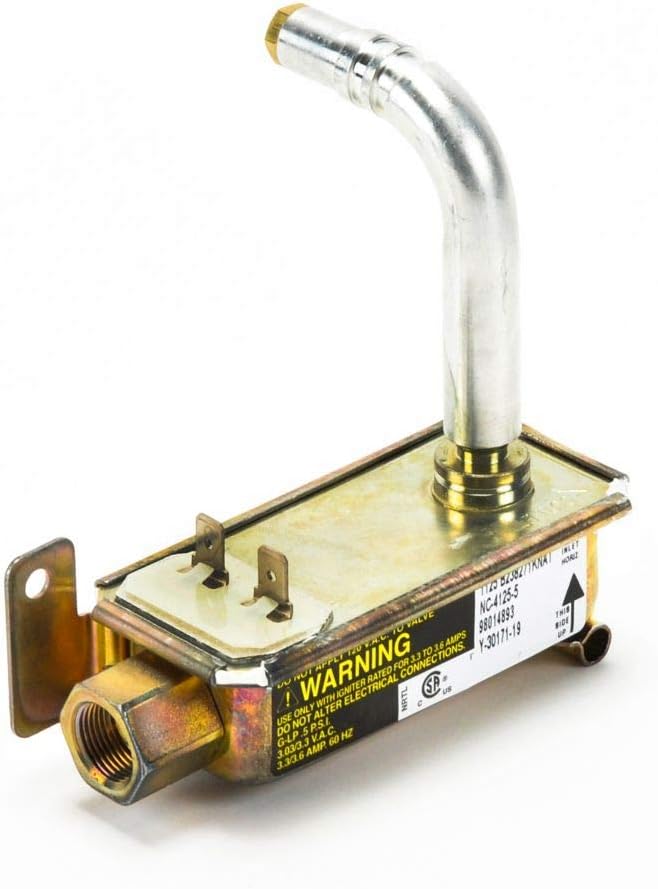 Whirlpool W98014893 Range Gas Control Valve (Replaces 98014893) Genuine Original Equipment Manufacturer (OEM) Part