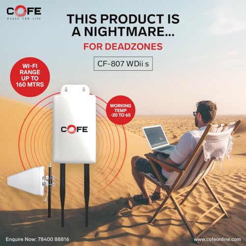 Image of CF-807 Wdii S with 150-200 Mbps Speed Wi-Fi Router 4G Router Support External Antenna with High Range Upto 5km and Above Outdoor Antena WiFi (120mb Ram,)