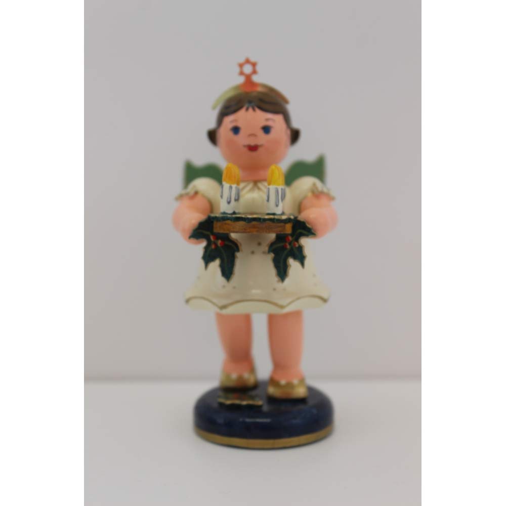 German Christmas Angel of light - 10cm / 4inch - Hubrig Volkskunst