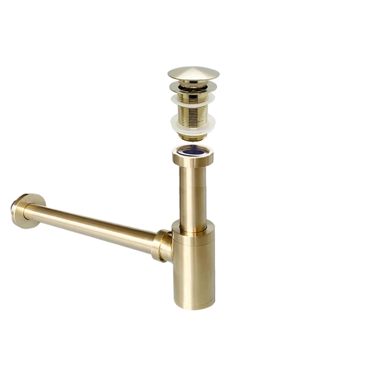 1pcs Basin Bottle Trap Drain Set Hose Bathroom Sink Pop Up Filter Stopper Custom Made Washbasin Siphon Hose