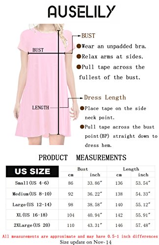 AUSELILY Women Long Sleeve Loose Plain Long Maxi Casual Dress with Pockets (2XL, Black)