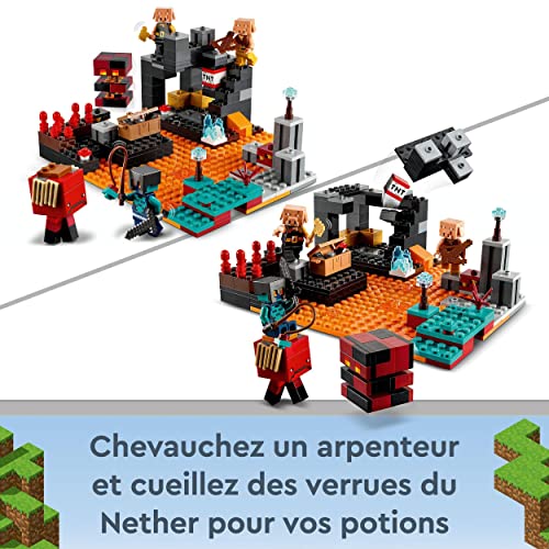 LEGO Minecraft 21185 Le bastion du Nether - vue 7