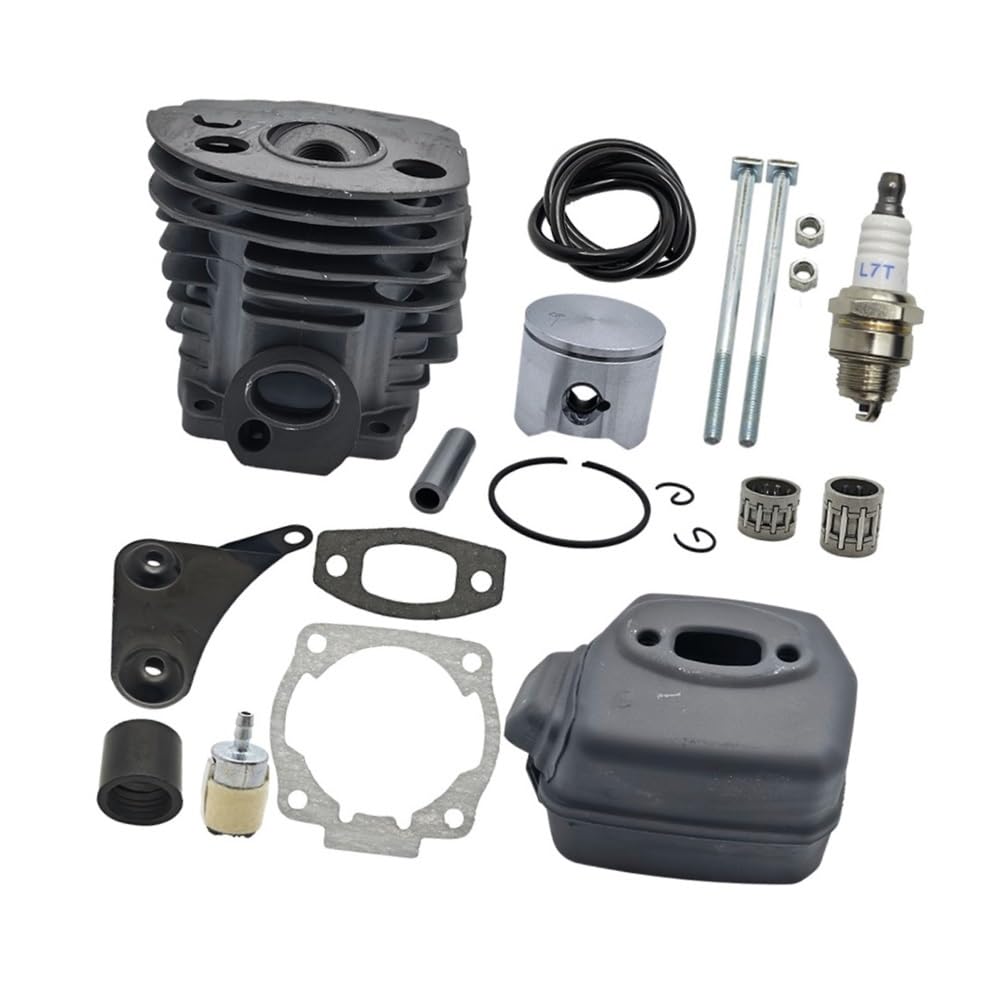 Kit moteur avec piston 45 mm pour réparer une panne de serrage sur tronçonneuse 55