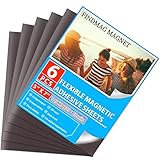 FINDMAG Magnetic Sheets with Adhesive Backing Cut and Customize Flexible Self Adhesive Magnet Sheets...