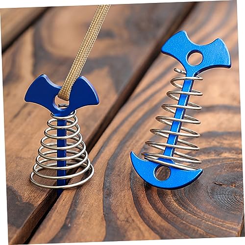 Carpas apuestas exterior cámping estaca de espina de pescado para suelo de madera 5