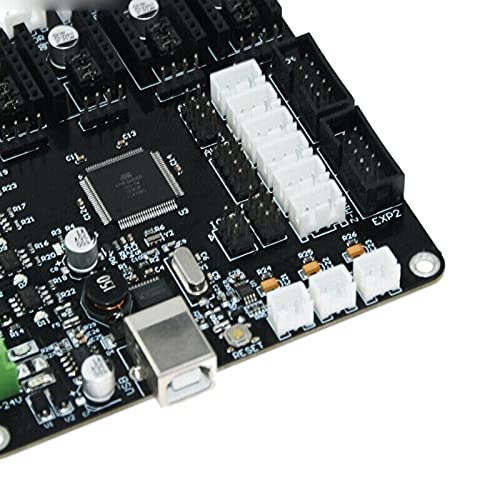 Lysee 3D Printer Parts & Accessories - HOT-PCB Board KFB3.0 3D Controller for Kossel 3DPrinter 2560-MKS Gen-Ramps 1.4 - (Color: Black)