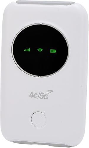 Miniatura 3 de Greensen 4G 5G LTE WiFi Hotspot móvil, enrutador portátil, velocidad de 300 Mbps, soporta 10 dispositivos, para viajes y viajes de negocios