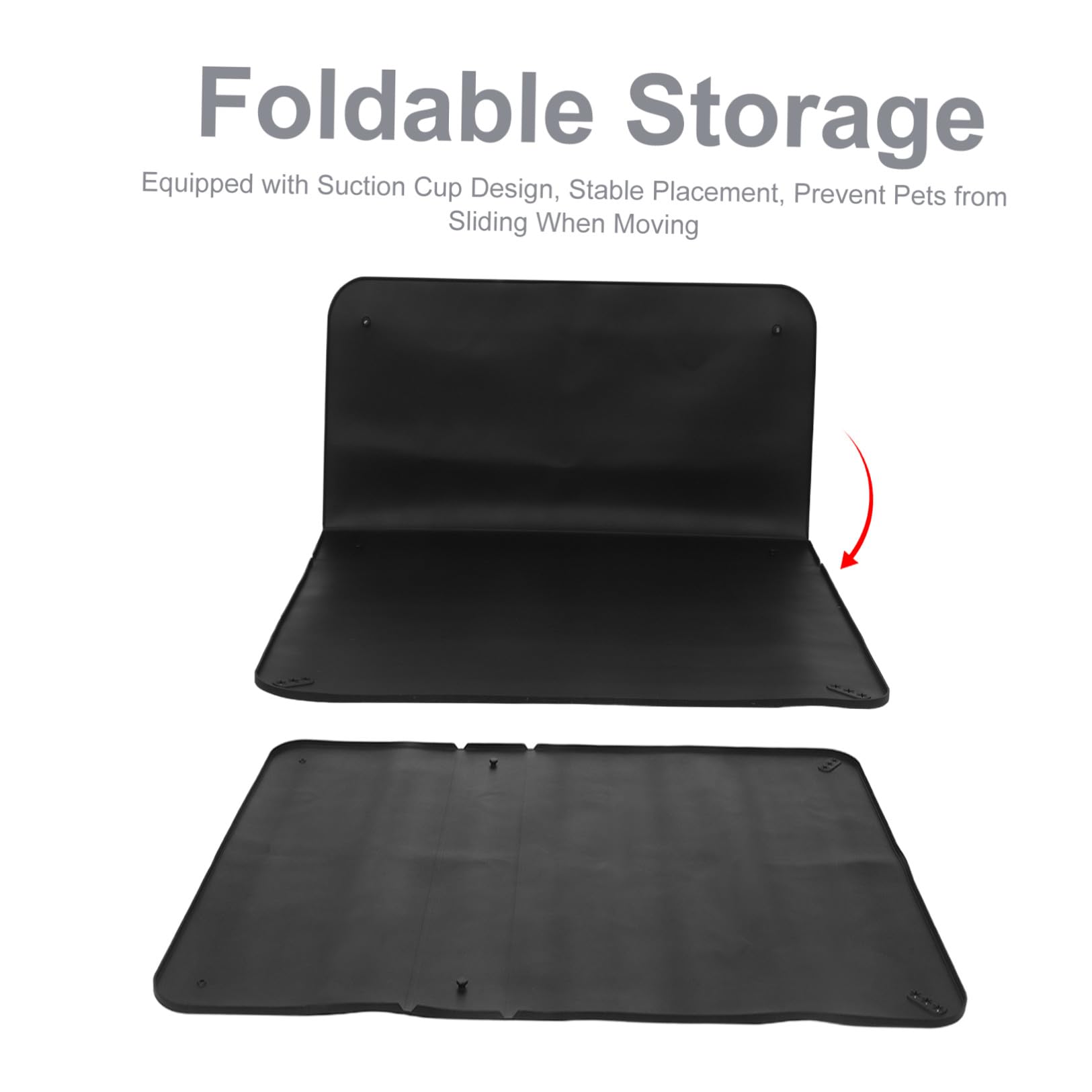 Porta Traversina in Silicone Nero per Lettiera per Cani 60x90, Antiscivolo e Flessibile, per Addestramento Cuccioli e Protezione Pavimenti