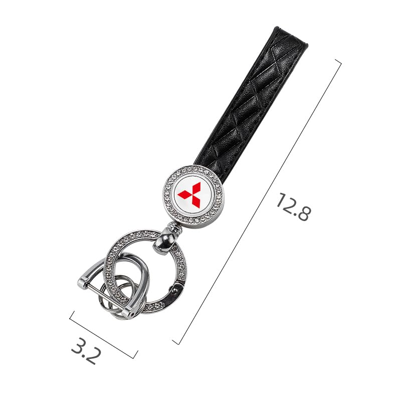 Auto Sleutelhanger Voor Mitsubishi ASX Outlander Pajero,High-end Mode Met Auto-logo Auto Sleutelhanger Vervanging Voor Auto Voor Mannen En Vrouwen