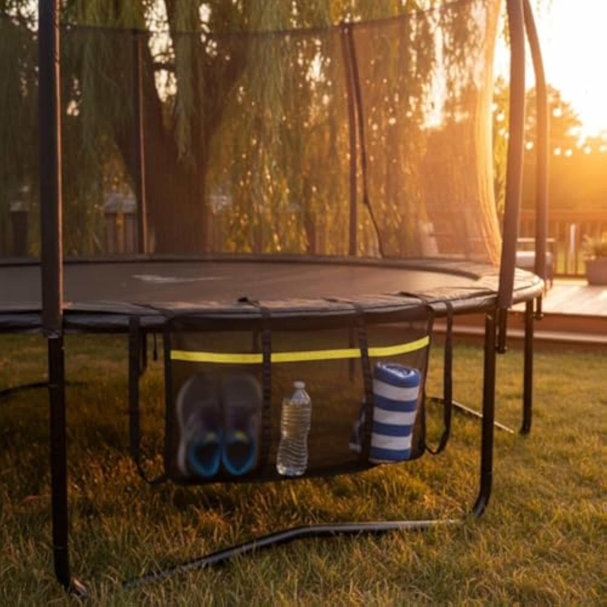 Trampoline Net Pocket Shoe Bag, Space Saving Storage