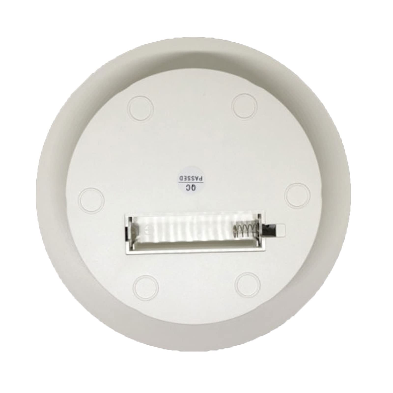 Supporto per vendita motorizzato, piatto girevole da 20 cm, piatto girevole elettrico con base girevole, 5 ripiani in PVC, carico 8 kg (specchio bianco)