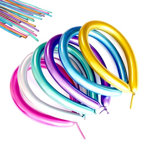 Eastuy Palloncini Lunghi Palloncini Modellabili,Palloncini Lunghi Palloncini Torcenti | Animali Palloncini Che Si attorcigliano 260 Palloncini Sottili - Forniture per Feste Classiche con Palloncini