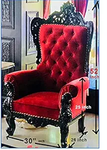 Shilpi Wooden Maharaja Chair (Sheesham)