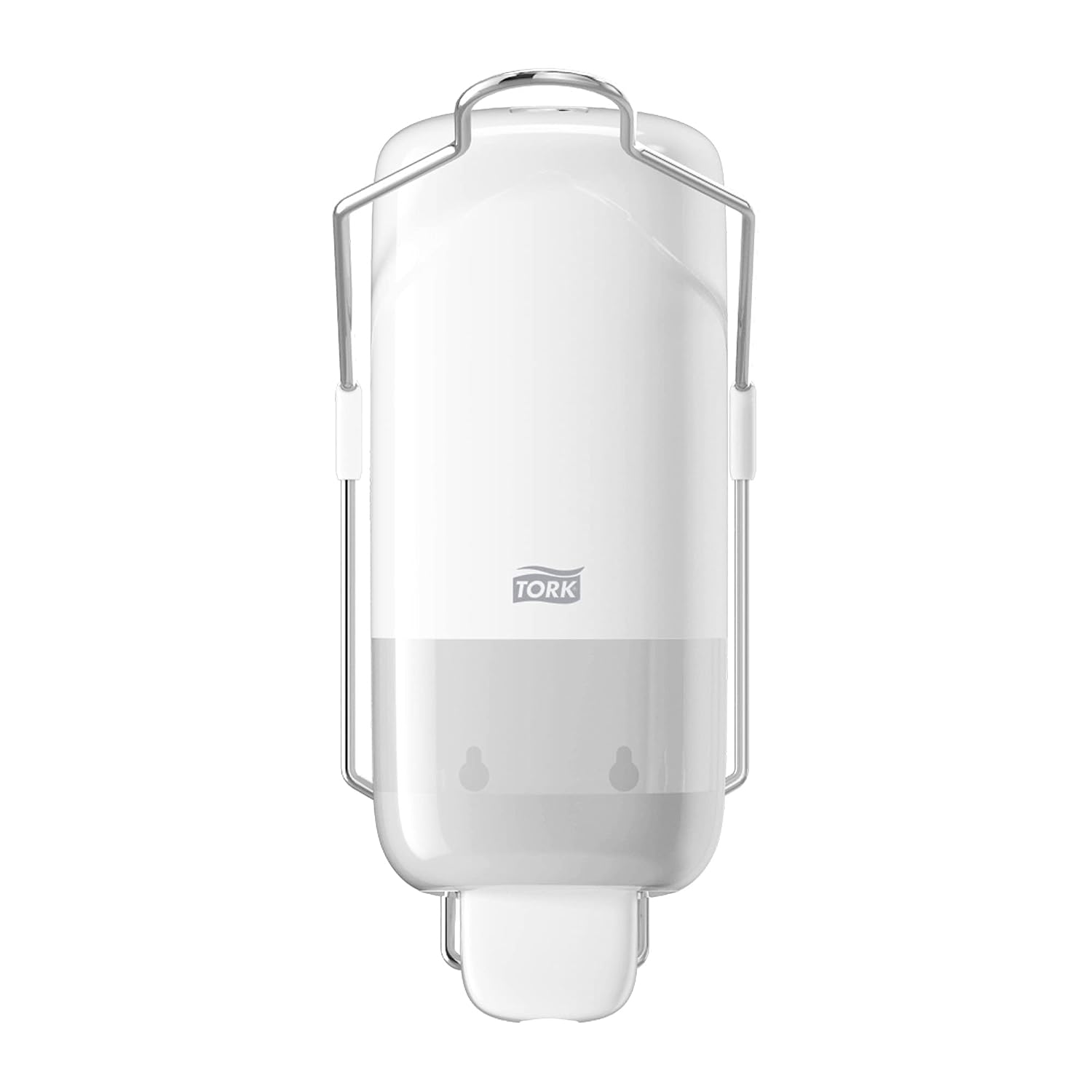 Tork 560100 Liquid Soap Dispenser S1 / Robust Wall Mounted Hand Wash Dispenser with Arm Lever in Modern Elevation Design / White