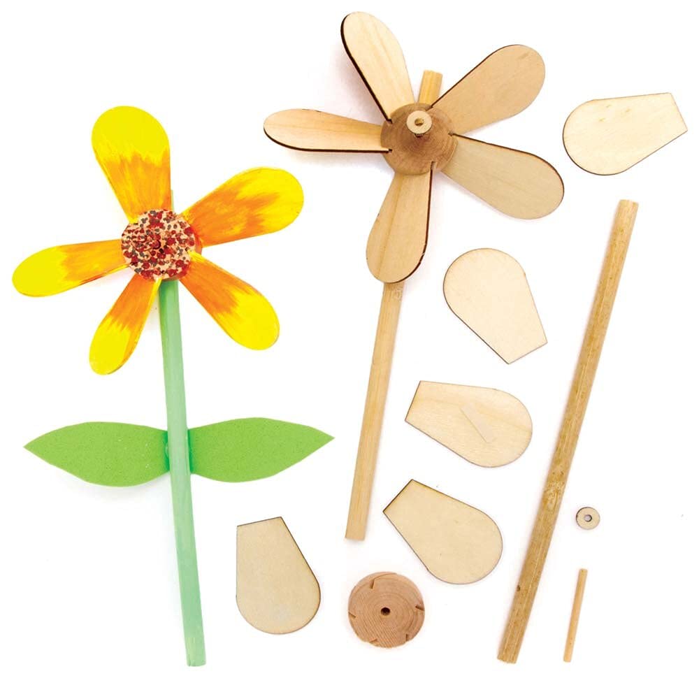 Baker Ross FC687 Vogelvoeder Kit - Set van 2, Hout knutselen Kits voor kinderen, kinderen schilderen ambachten, Tuin Ambachten