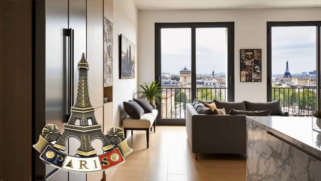 Imán metálico 3D Torre Eiffel souvenir París miniatura 7