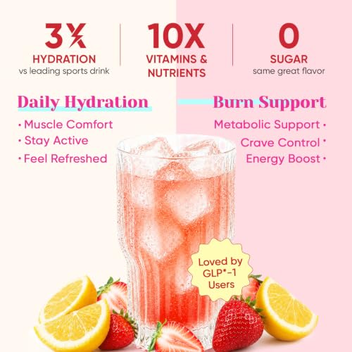 Image of Venture Pal Sugar Free Hydration Packets + Burn Support Electrolytes Powder