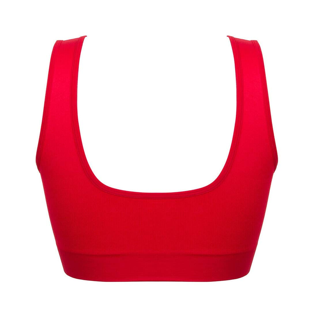Boolavard® 3-Piece Set Confort Sport Bra: Blanco, Negro y Color de la Piel.