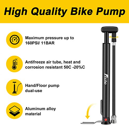 Pompa per Bicicletta 210 PSI, Mini Pompa Bici