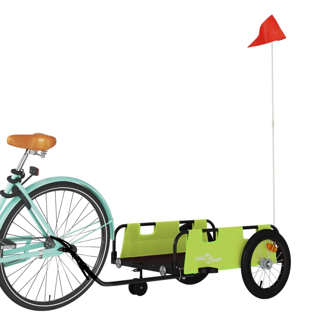 Fahrradanhänger Transportanhänger für Lasten mit Oxford-Gewebe und robustem Eisenrahmen, Anhänger für Fahrräder zur Gepäckbeförderung 122 x 53 x 33 cm
