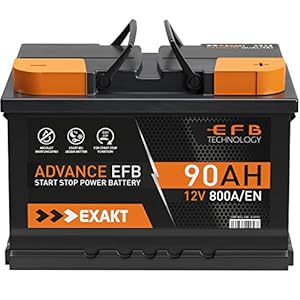 EXAKT Advance EFB 90Ah Start Stop Batterie