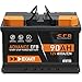 Produktbild EXAKT EFB Batterie 90Ah 12V 800A/EN Start Stop Batterie ersetzt 70Ah 75Ah 80Ah Autobatterie Starterbatterie