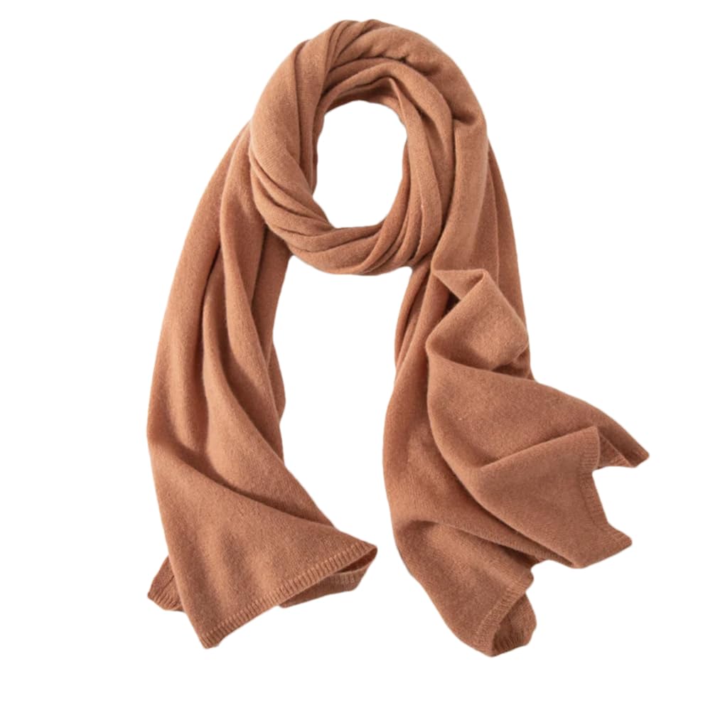 Sciarpa invernale unisex in cashmere, tinta unita, calda, scialle avvolgente, lunga, per donne e uomini