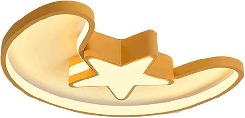 AUNEVN Iluminación interior moderna minimalista luz de techo cálida de luna habitación de niños sala de estar iluminación LED luces de techo