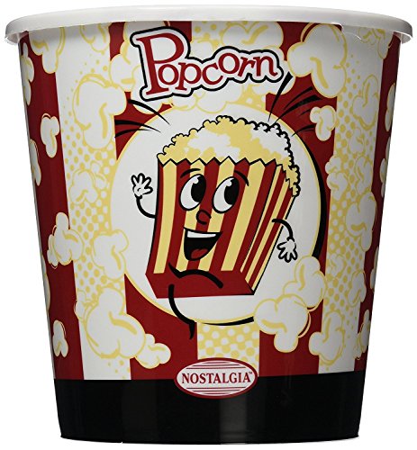 Nostalgia PPB600 4-Quart Reusable Popcorn Bucket - 6 Pack