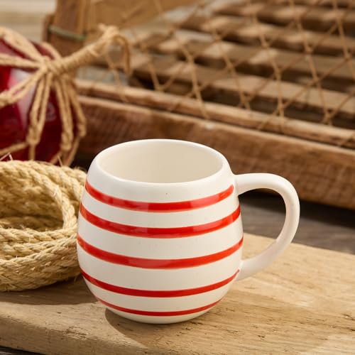 Set de 4 Mugs de Loza Dockside Red 20 oz miniatura 5