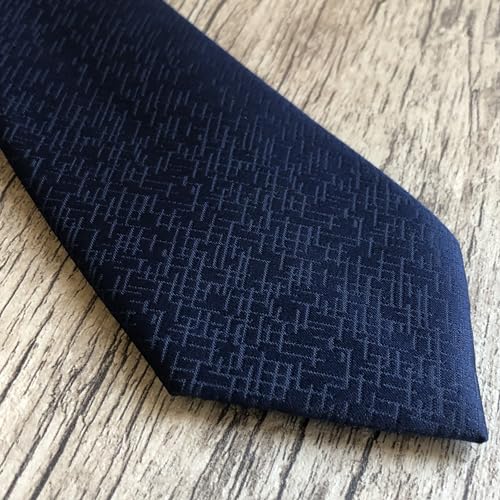 Gravata Azul Marinho Fatto A Mano Microseda Riscos Luxo