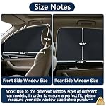 Universal Side Window Sunshades, 4PCS Privacy Window Covers - Image 5