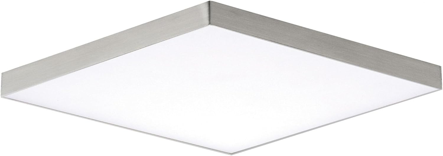 Maxim Trim-20W 1 LED Flush Mount-10.5 Inches Wide by 0.75 inches high-Satin Nickel Finish