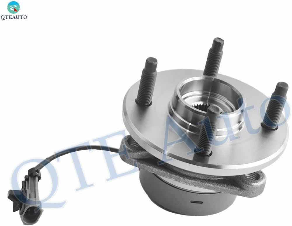 PM Auto Pair of 2 Front Wheel Hub Bearing Assembly Replacement For 2003-2007 Saturn ION with 4 Stud Hub