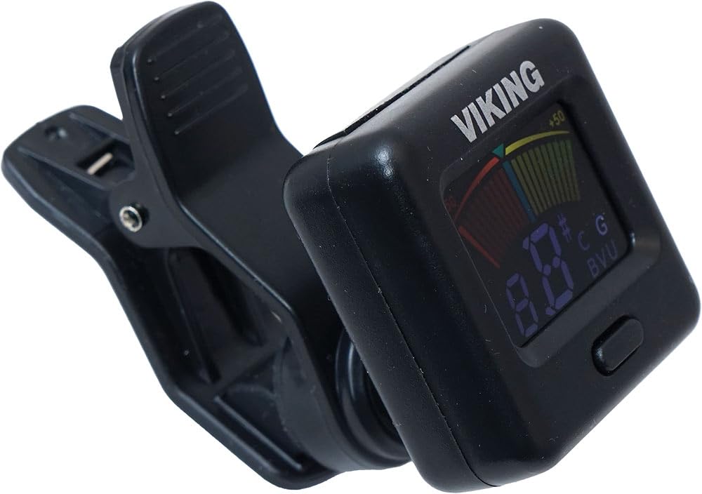 Chromatic CLIP-ON ELECTRONIC TUNER for stringed instruments by Viking