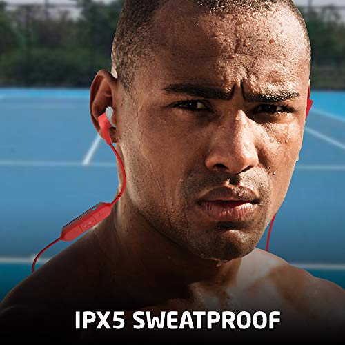 Fone de ouvido in ear bluetooth esportivo JBLENDURRUNBTRED Vermelho