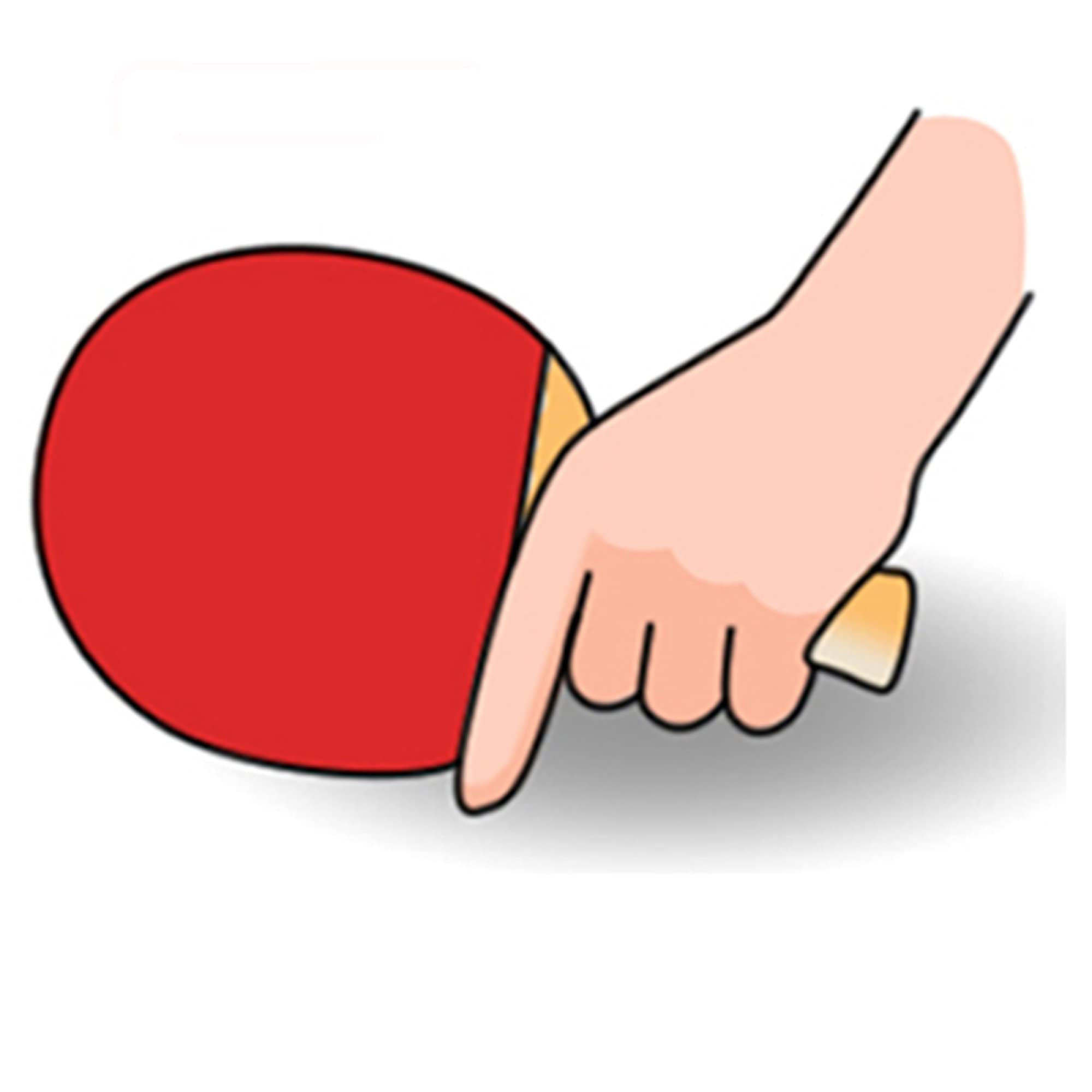 Racchetta da Ping Pong， Set di Racchette da Ping Pong for Allenamento Professionale, Impugnatura Comoda / 6 Stelle Corta, Racchetta(Long Handle)