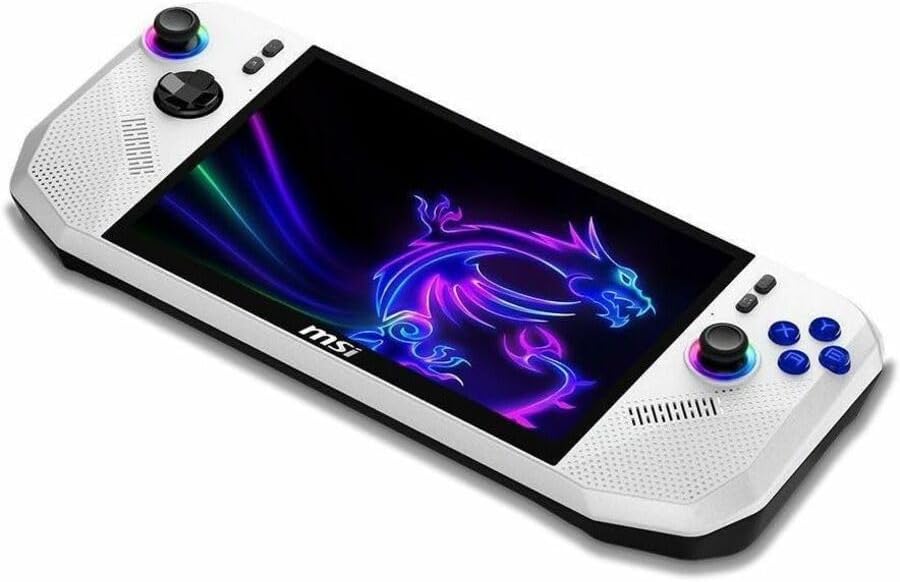 msi Claw A8 PC Gaming Handheld: AMD Ryzen Z2 Extreme, 8" FHD 120Hz Display, 24GB LPDDR5x, 1TB NVMe SSD, SD Card Reader, Thunderbolt 4, Win 11 Home: White BZ2EM-070US