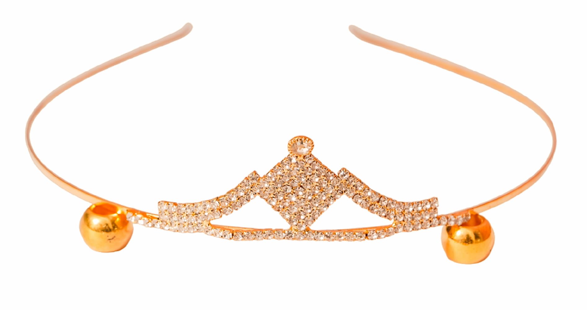 Golden Metal Birthday crown for Girls and Women