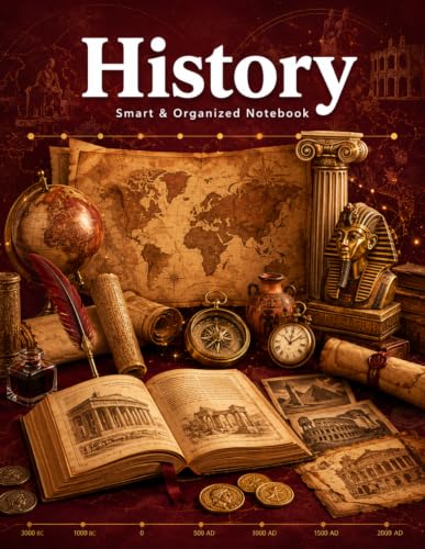 History Notebook: Smart & Organized Notebook for School Students image 2