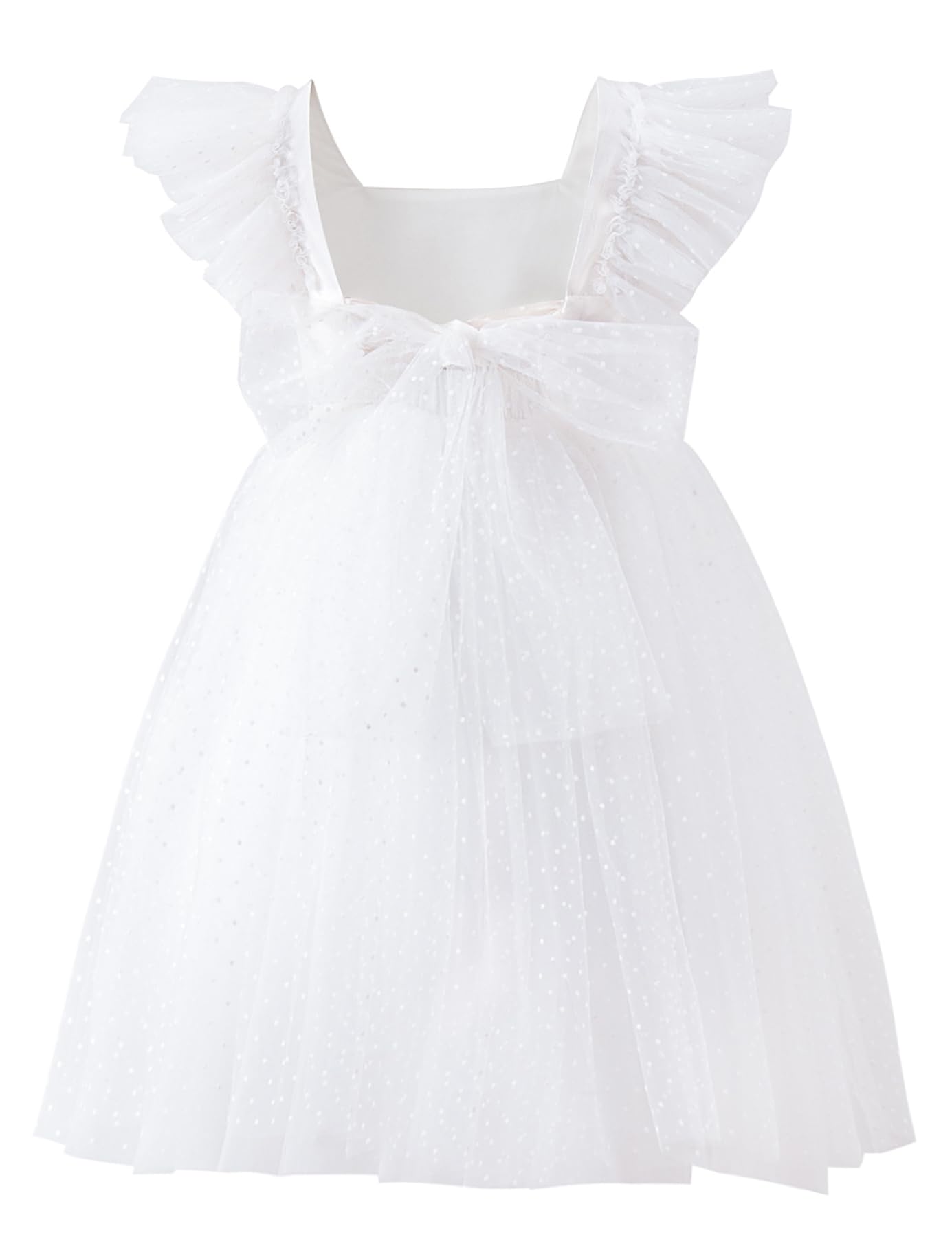 Tutu.kk Toddler Girls Vintage Party Dress A-Line Tulle Flower Girl Dresses
