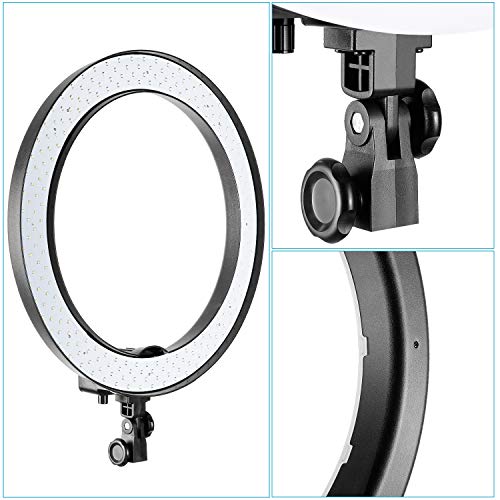 Gran Anillo Luz Selfie NEEWER 18" para retransmisiones en directo y tutoriales de maquillaje 6