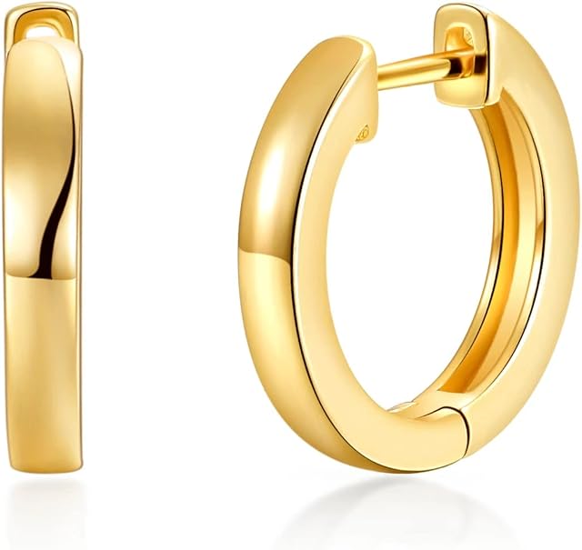 Gold Plated Hoop Earrings
