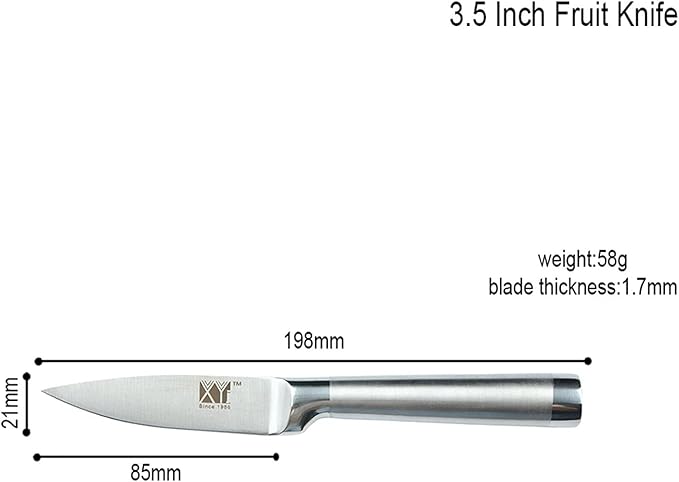 Set Cuchillos Cocina 5 Piezas Acero Inoxidable Forjado miniatura 7